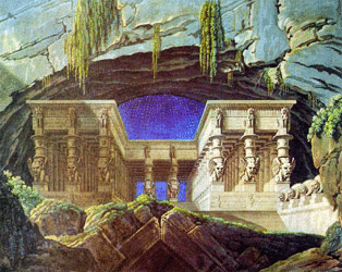 Karl Friedrich Schinkel: Inszenierung f&Atilde;&frac14;r Mozarts Zauberfl&Atilde;&para;te